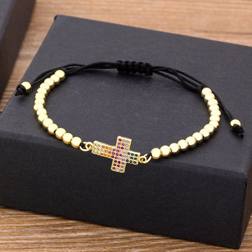 Nidin New Trendy Jesus Cross Bracelet