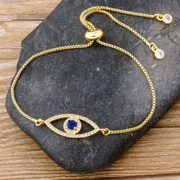 Luxury Classic Evil Eye Charm Bracelet