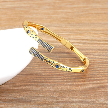 Nidin Light Luxury Zircon Rhinestone Bangle